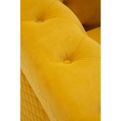 Sillón Emy Mustard – Audacia solar y confort refinado (104×83×76 cm)