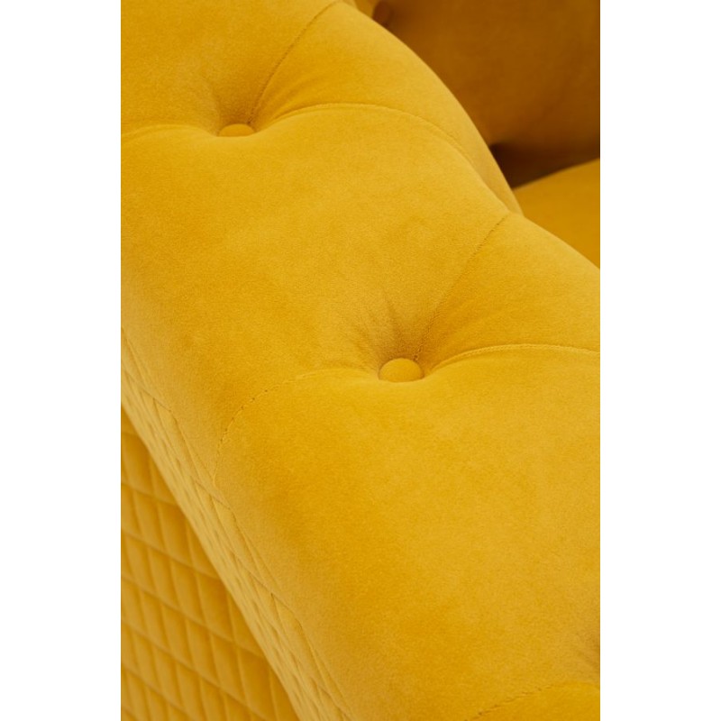 Sillón Emy Mustard – Audacia solar y confort refinado (104×83×76 cm)