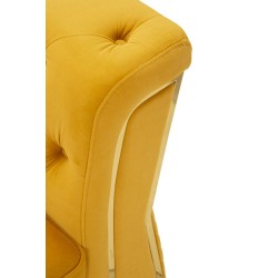 Sillón Emy Mustard – Audacia solar y confort refinado (104×83×76 cm)