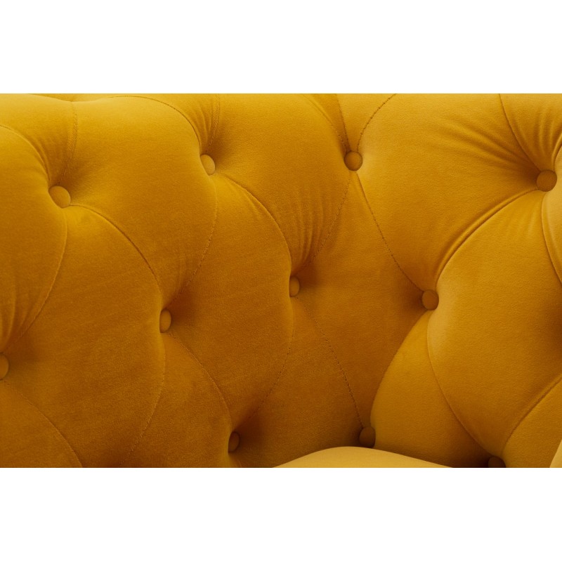 Sillón Emy Mustard – Audacia solar y confort refinado (104×83×76 cm)