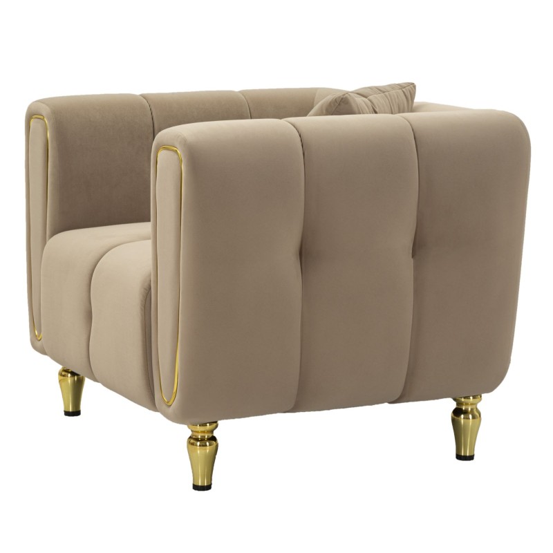 Sillón Alma Grey – Sencillez elegante y estilo moderno (97×81×71 cm)