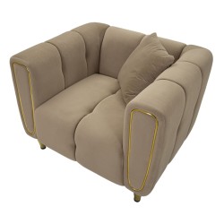 Sillón Alma Grey – Sencillez elegante y estilo moderno (97×81×71 cm)