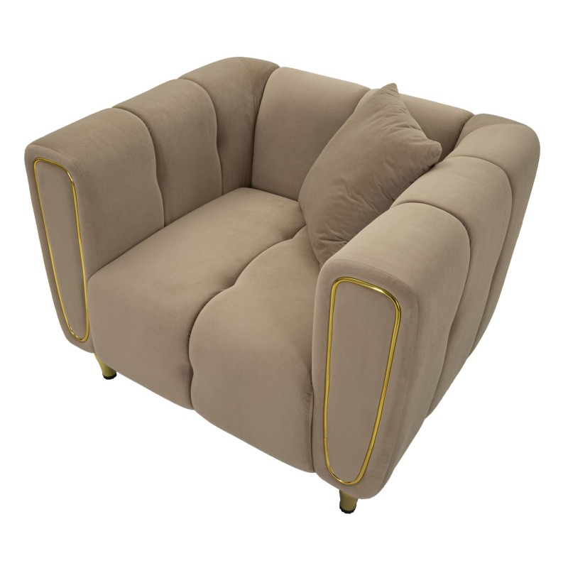 Sillón Alma Grey – Sencillez elegante y estilo moderno (97×81×71 cm)