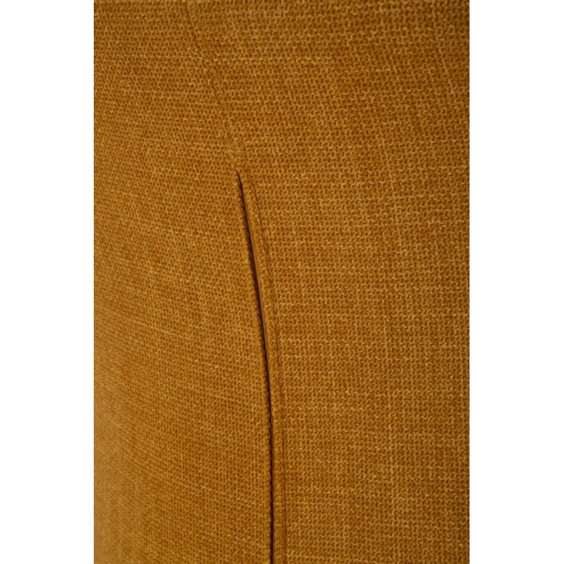 Silla giratoria Siena Senap – Elegancia contemporánea en amarillo mostaza (83,5×66×80 cm – altura del asiento 42 cm)