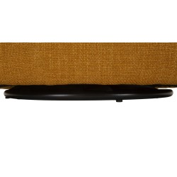 Silla giratoria Siena Senap – Elegancia contemporánea en amarillo mostaza (83,5×66×80 cm – altura del asiento 42 cm)