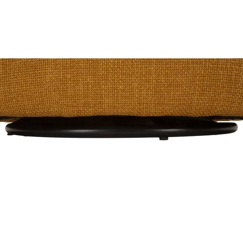 Silla giratoria Siena Senap – Elegancia contemporánea en amarillo mostaza (83,5×66×80 cm – altura del asiento 42 cm)