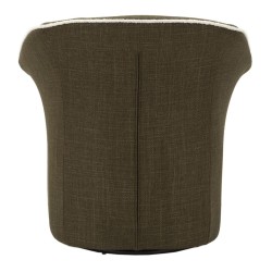 Sillón giratorio Siena Green – Frescura moderna en un tono similar al de las plantas (83,5×66×80 cm – altura del asiento 42 cm)