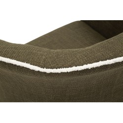 Sillón giratorio Siena Green – Frescura moderna en un tono similar al de las plantas (83,5×66×80 cm – altura del asiento 42 cm)