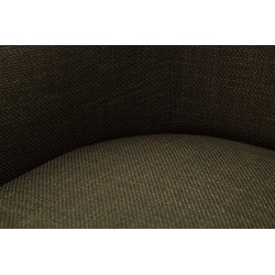 Sillón giratorio Siena Green – Frescura moderna en un tono similar al de las plantas (83,5×66×80 cm – altura del asiento 42 cm)