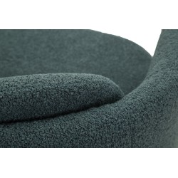 Silla giratoria Torino Ottanio – Modernidad contundente en azul intenso (70×72×75 cm – altura del asiento 44,5 cm)