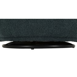 Silla giratoria Torino Ottanio – Modernidad contundente en azul intenso (70×72×75 cm – altura del asiento 44,5 cm)