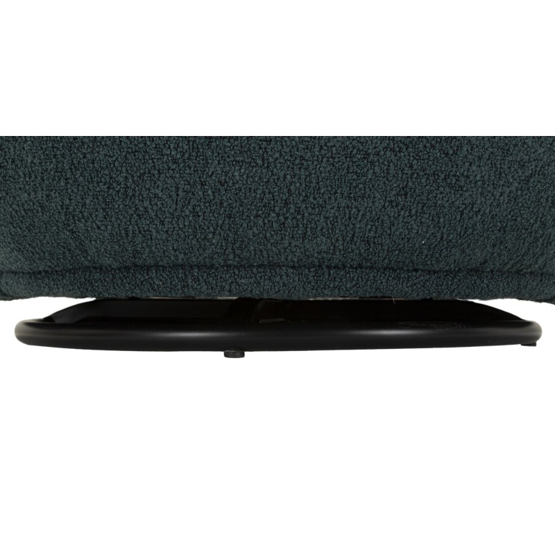 Silla giratoria Torino Ottanio – Modernidad contundente en azul intenso (70×72×75 cm – altura del asiento 44,5 cm)