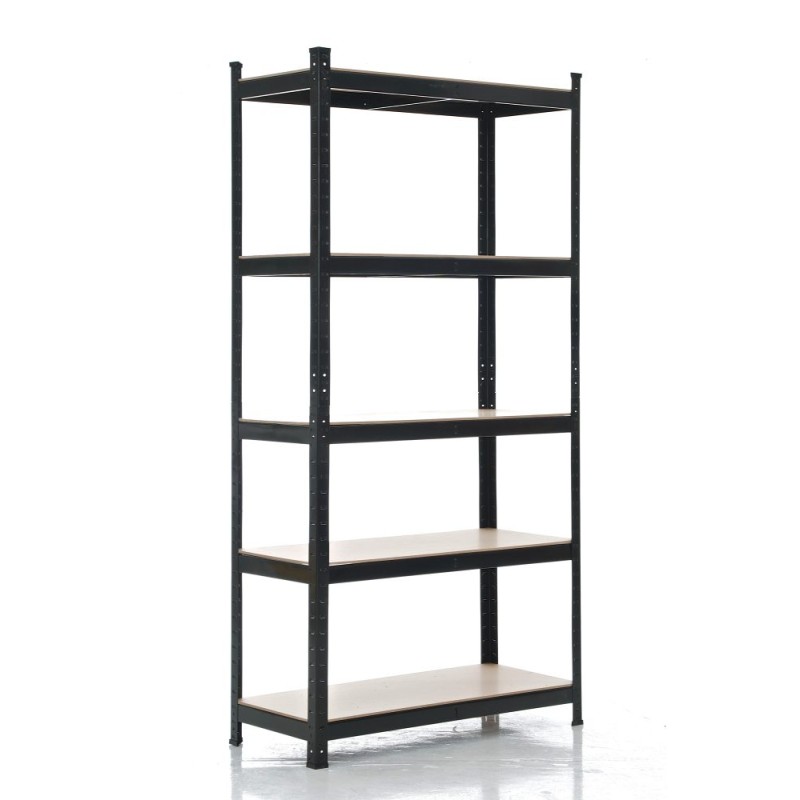 Estante negro 90 x 40 x 180