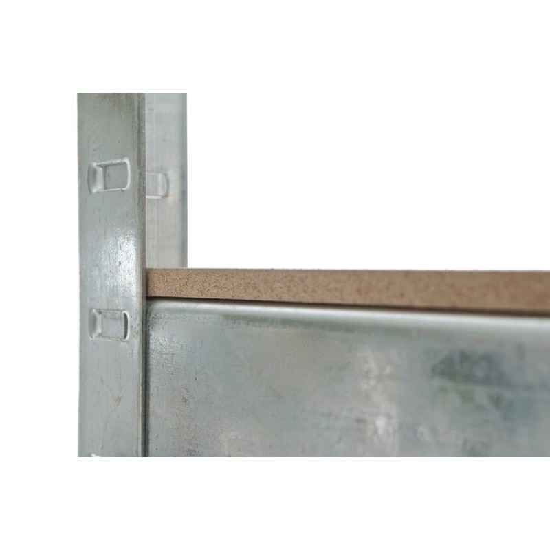 Estante plateado 90 x 40 x 180