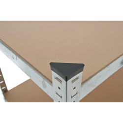 Estante plateado 90 x 40 x 180