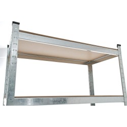 Estante plateado 90 x 40 x 180