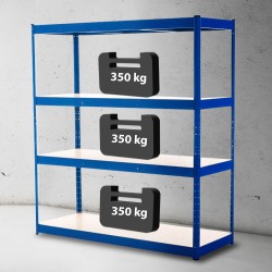 Estante azul 160x60x180