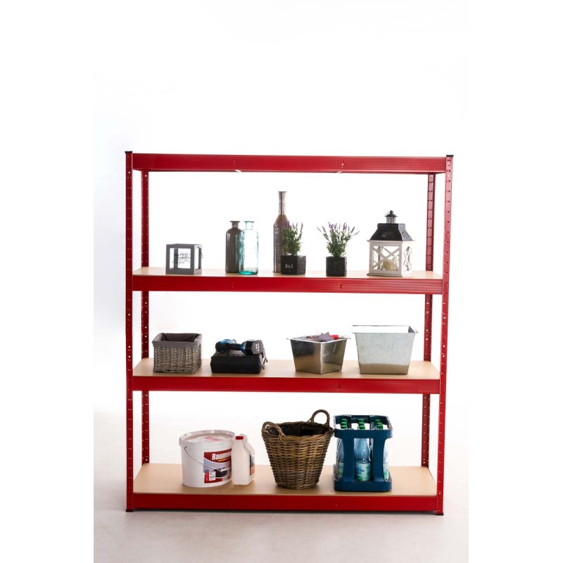 Estante rojo 160x60x180