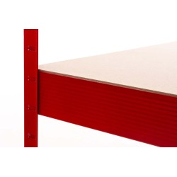 Estante rojo 160x60x180