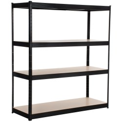 Estante negro 160x60x180