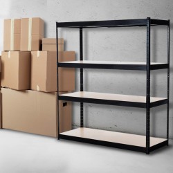 Estante negro 160x60x180