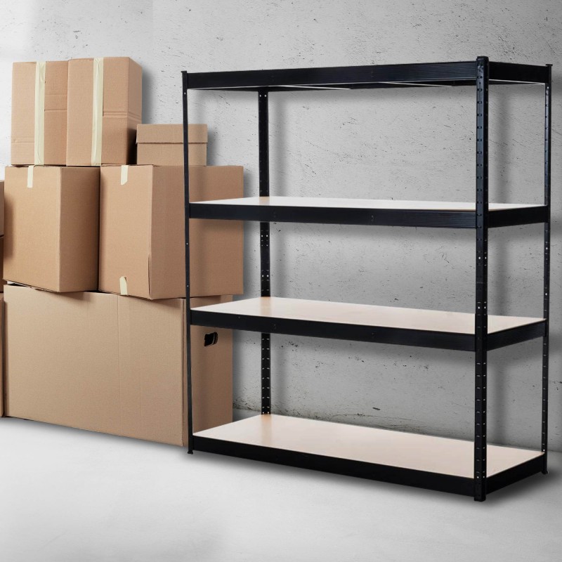 Estante negro 160x60x180