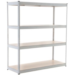 Estantería blanca 160x60x180