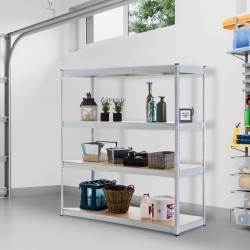 Estantería blanca 160x60x180