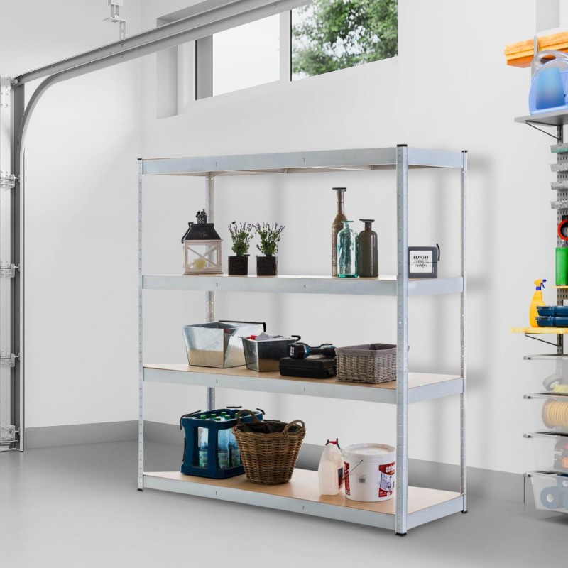 Estantería blanca 160x60x180