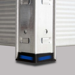 Estantería plateada, 90 x 40 x 180 cm