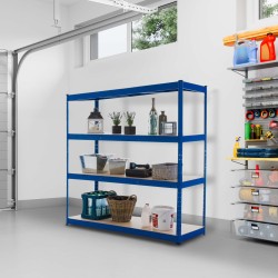 Estantería azul de 160x60x180 cm