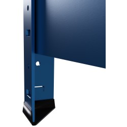 Sistema de estanterías de 3 partes, azul