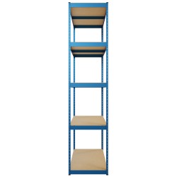 Sistema de estanterías de 3 partes, azul