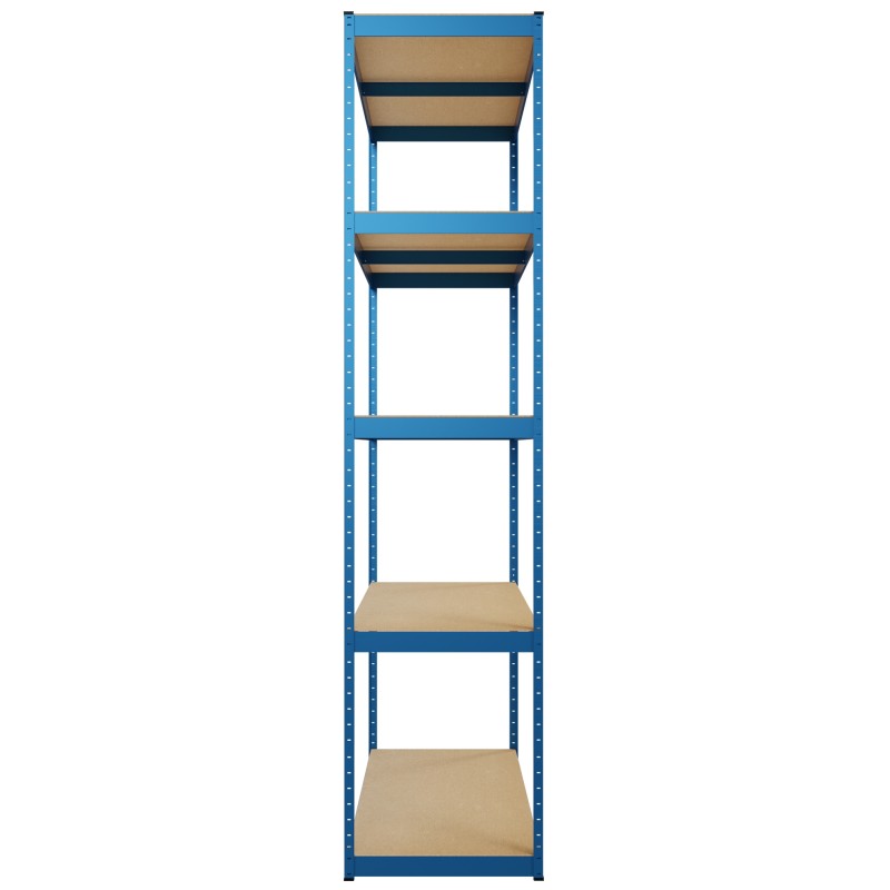 Sistema de estanterías de 3 partes, azul