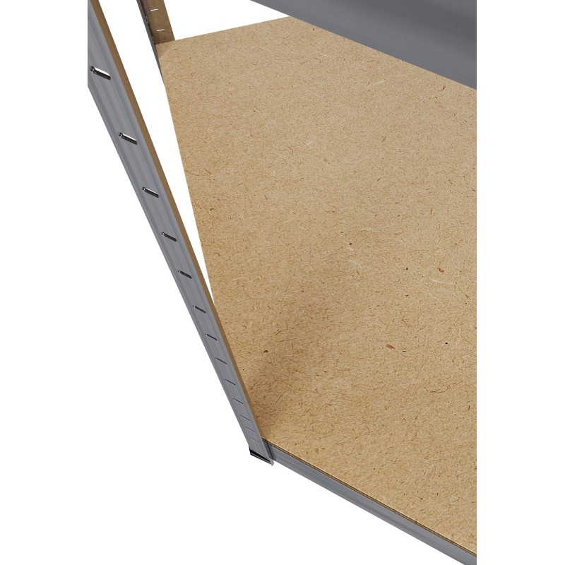 Sistema de estanterías de 3 partes, plateado