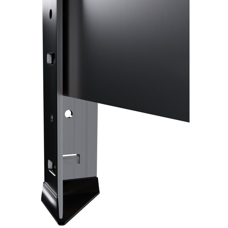 Sistema de estanterías de 3 partes, plateado