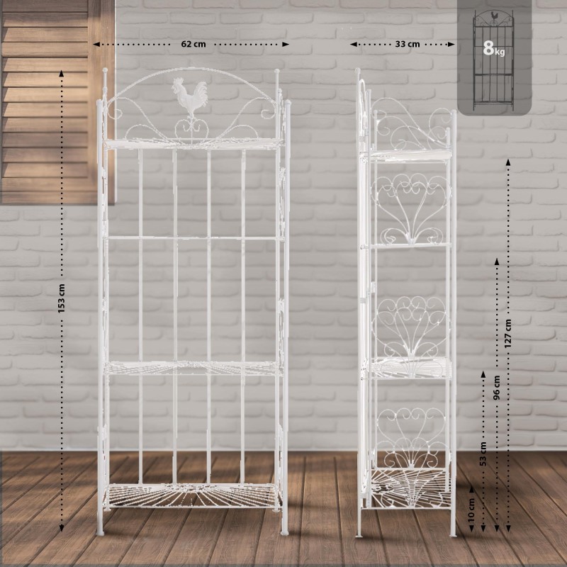 Estanterías blancas Mia