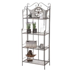 Estantería de bronce Anika