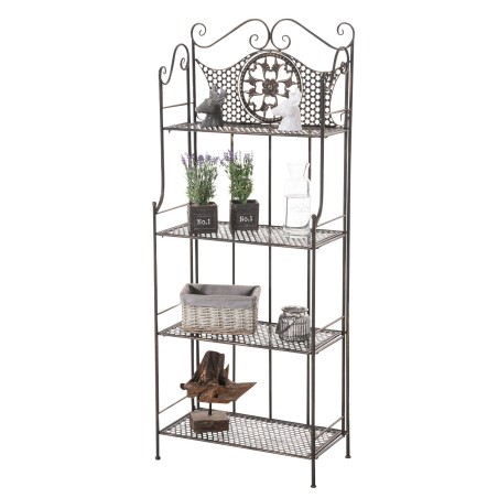 Estantería de bronce Anika