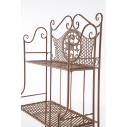 Estantería Anika, marrón antiguo