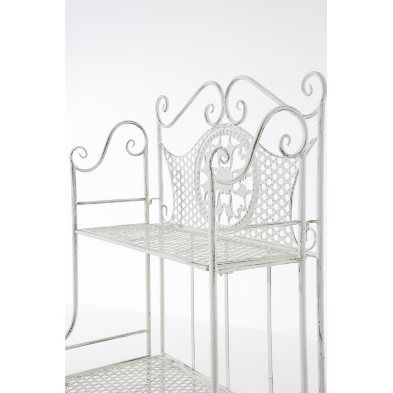 Estantería Anika, blanco antiguo