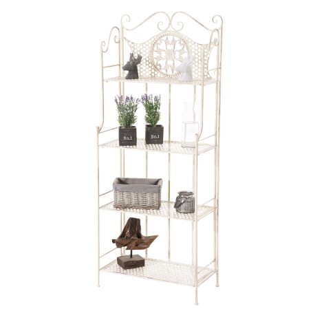 Estantería Anika, color crema antiguo