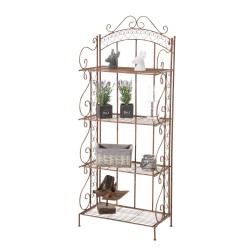 Estante independiente Antje marrón antiguo