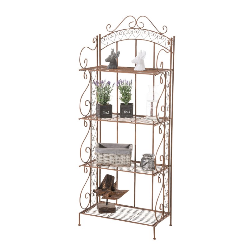 Estante independiente Antje marrón antiguo