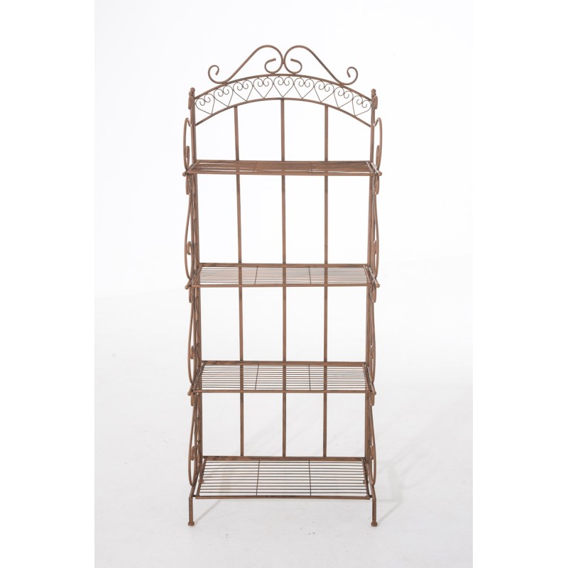 Estante independiente Antje marrón antiguo