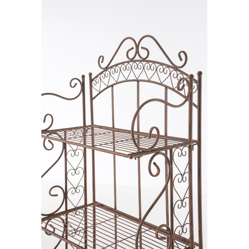 Estante independiente Antje marrón antiguo