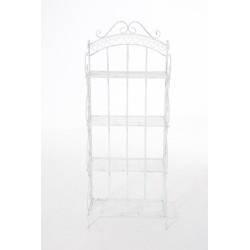 Estante independiente Antje blanco antiguo