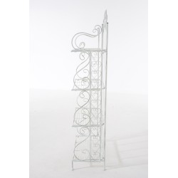 Estante independiente Antje blanco antiguo