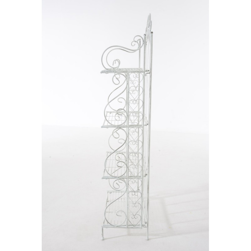 Estante independiente Antje blanco antiguo