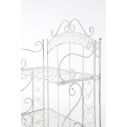 Estante independiente Antje blanco antiguo